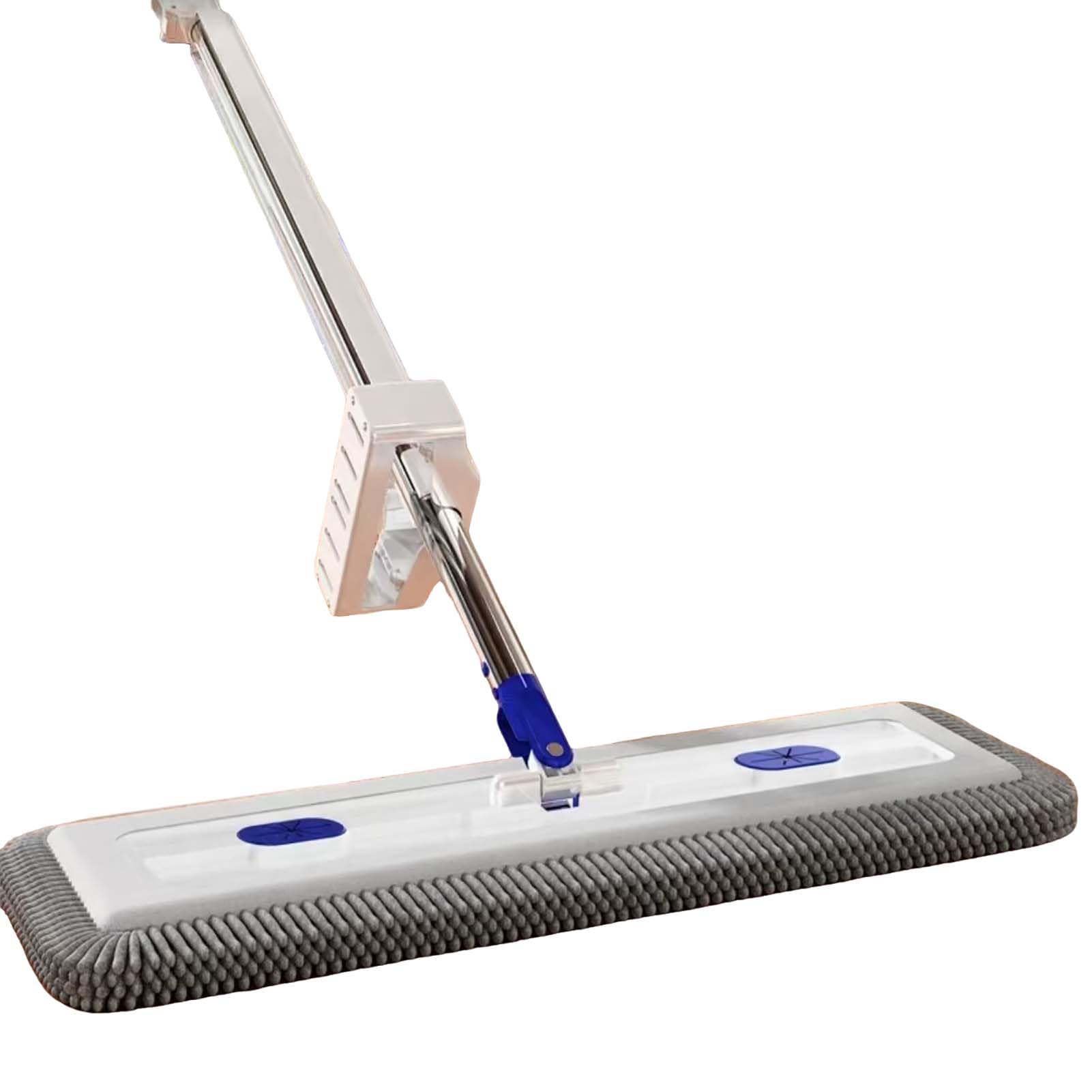 Mop Microfibra con Mocio Pavimenti, Lavapavimenti per Pulizia Domestica, Panno Lavabile Riutilizzabile Assorbente, Scopa Lavapavimenti con Manico Telescopico per Cucina Bagno E Diverse Superfici