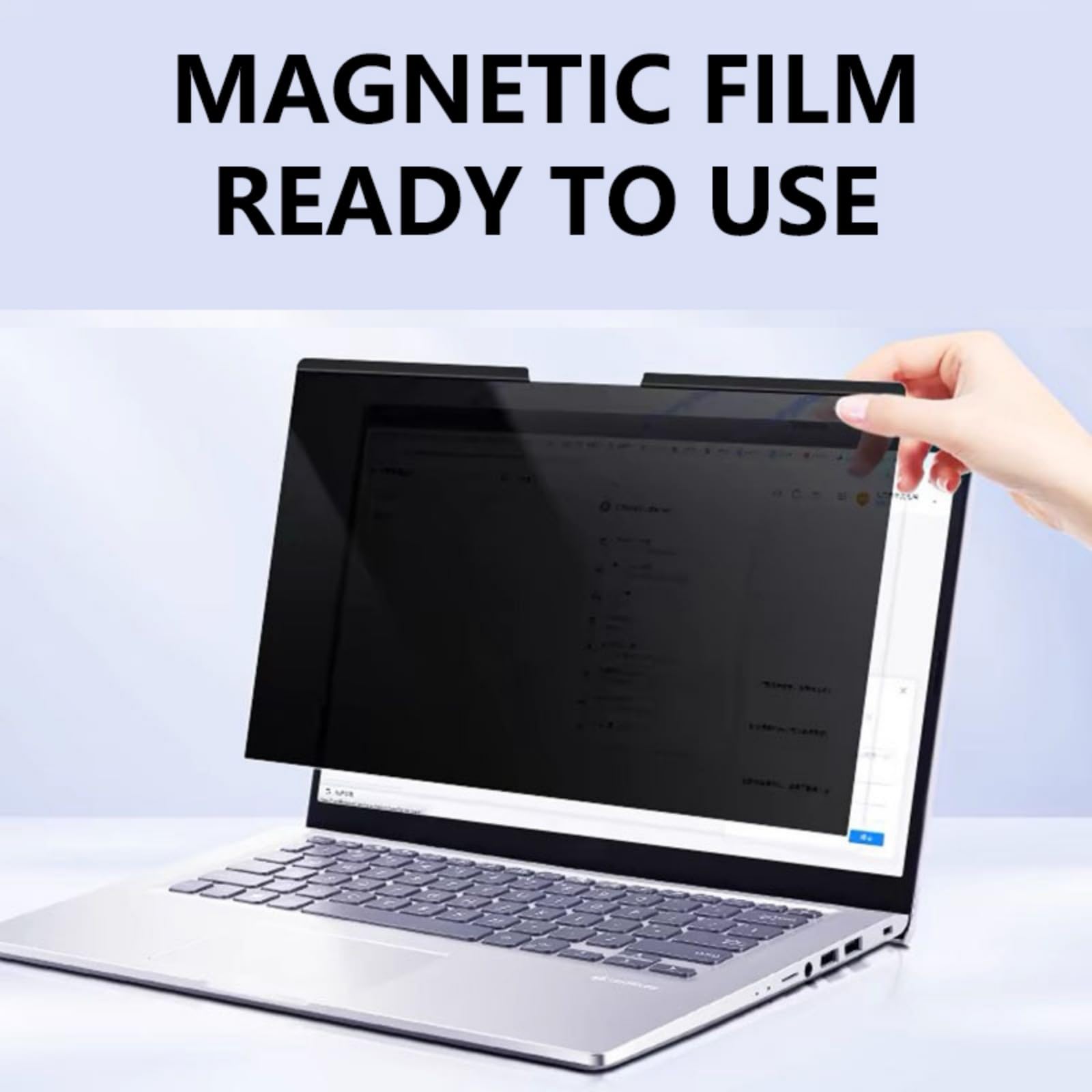 Laptop Bildschirmfilter für 12-17-Zoll Modelle, magnetisch, schnelle Installation und Entfernung, perfekt für geschäftliche Sichtschutz
