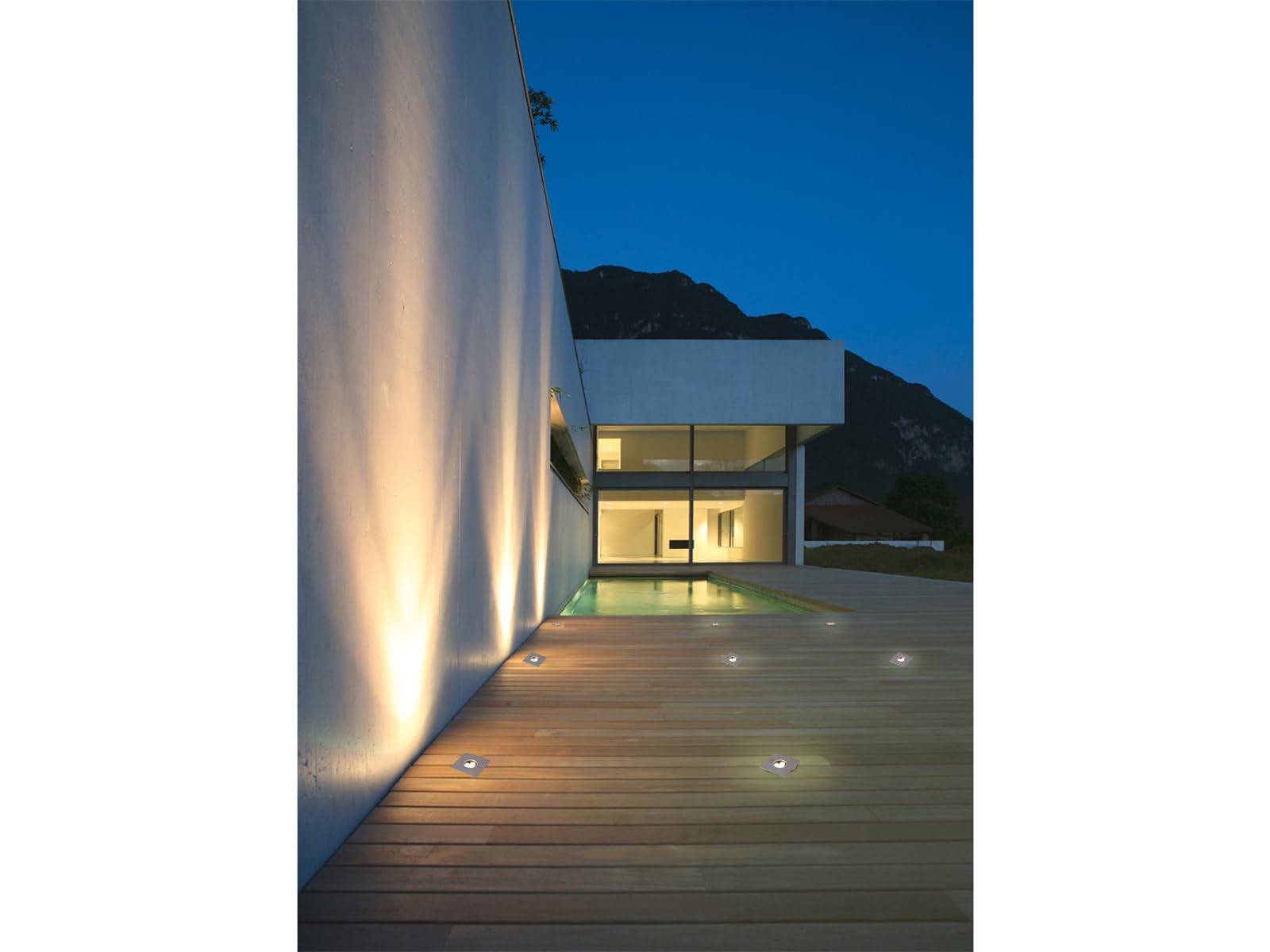 Trio Leuchten LED Außen Bodeneinbauspot Belaja 821669207, Metall Nickel matt, inkl. 9 Watt LED, Nickel Matt, 16,5x16,5cm