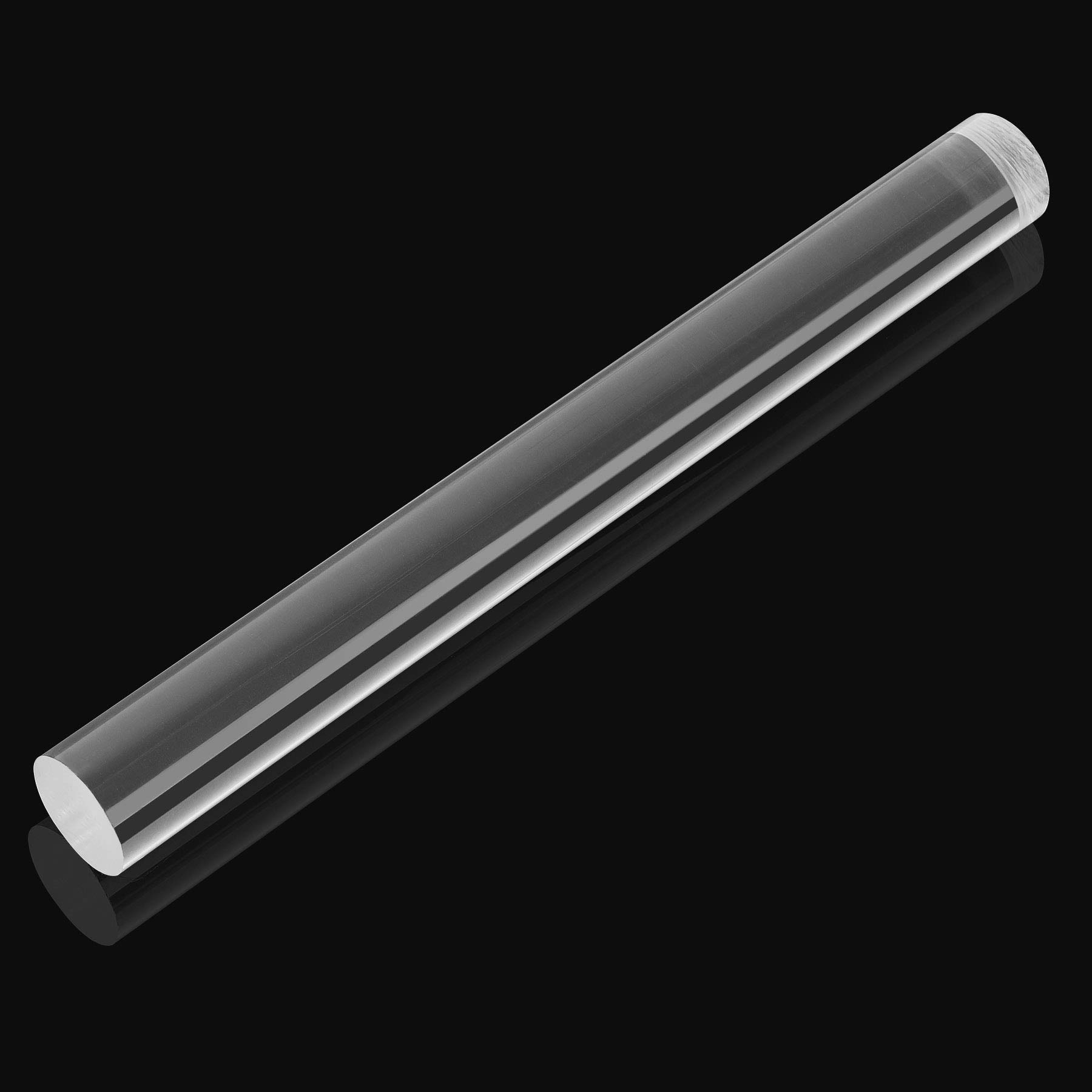 Acrylic Clay Roller Acrylic Round Tube Roller Rolling Clay Bar Clear Clay Art Craft DIY Polymer Clay Tool (Hollow Material)