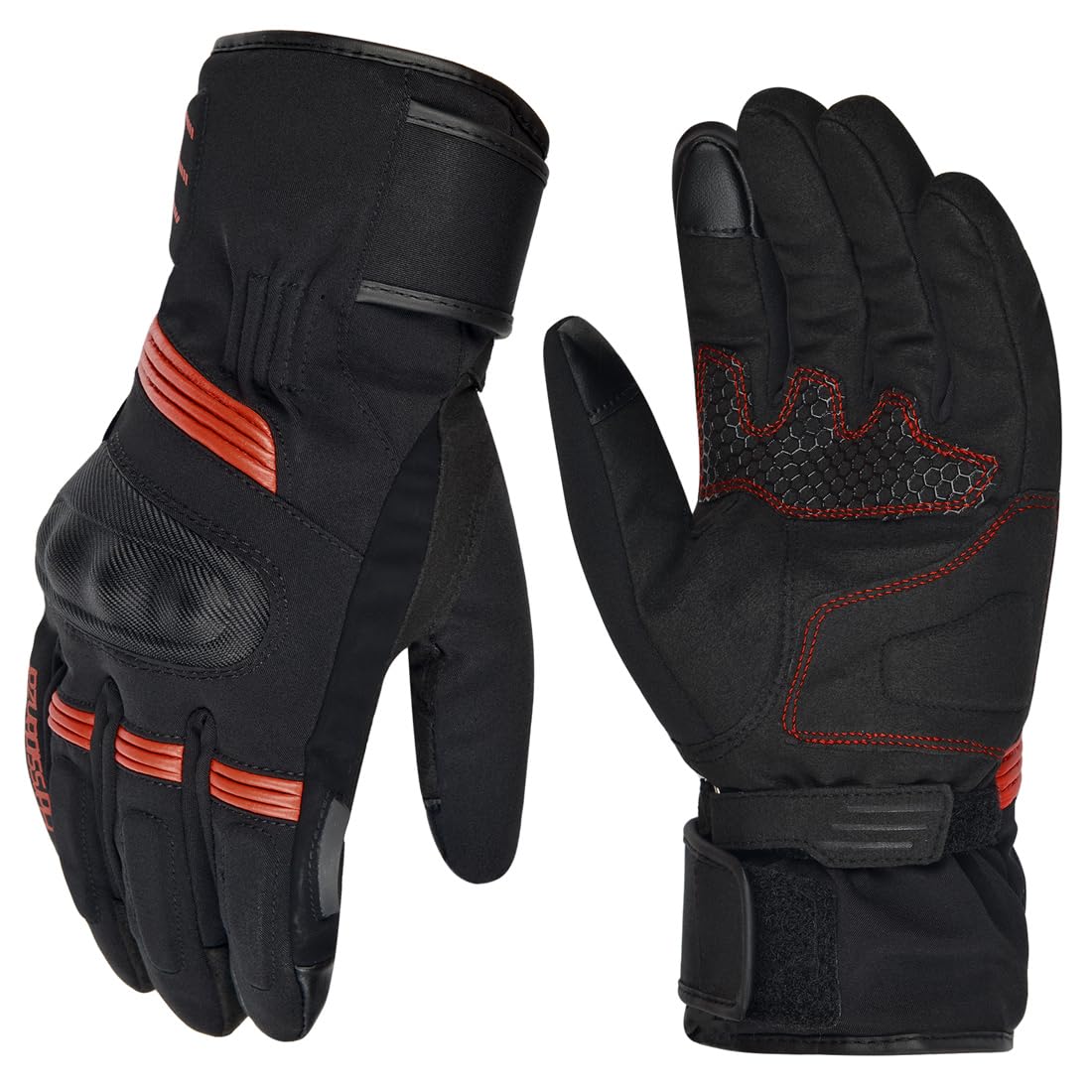 Motorradhandschuhe Herren Mit Touchscreen - Atmungsaktiv Für Cross & Straße