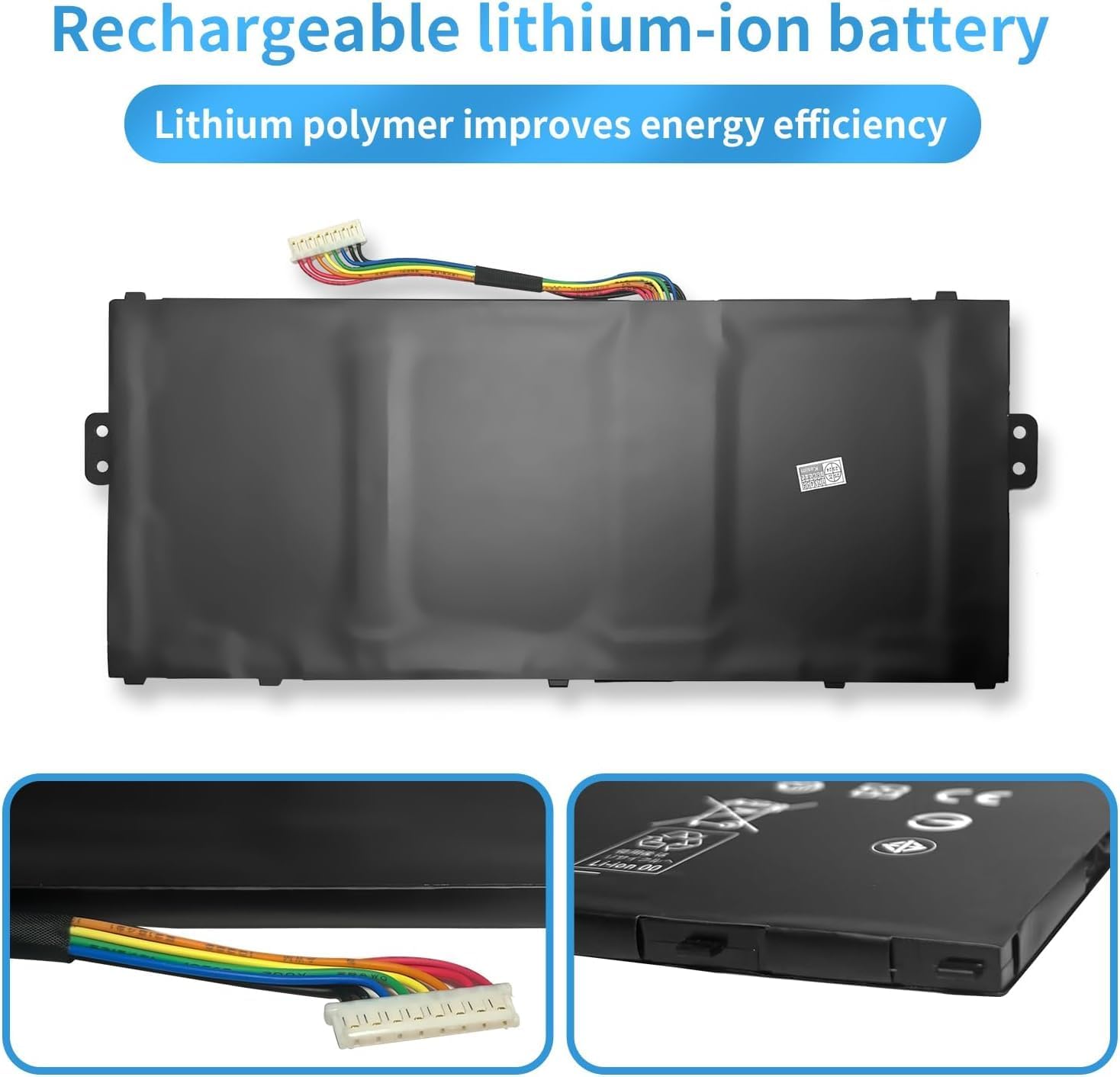 AP19A8K Laptop Battery Compatible with Acer Chromebook Spin 11 CP311-1H CP311-2H CP311-1HN CP311-2HN CP311-1H-C1FS CP311-2H-C679 CP311-2H-C7QD CP311-2H-C3KA Spin 511 R752T Series(11.55V 40.22Wh)