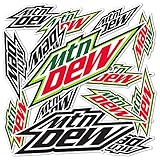 Desert Cactus Mountain Dew Mt Dew Sticker Vinyl Decal Laptop Water Bottle Car Scrapbook (Type 1-1)