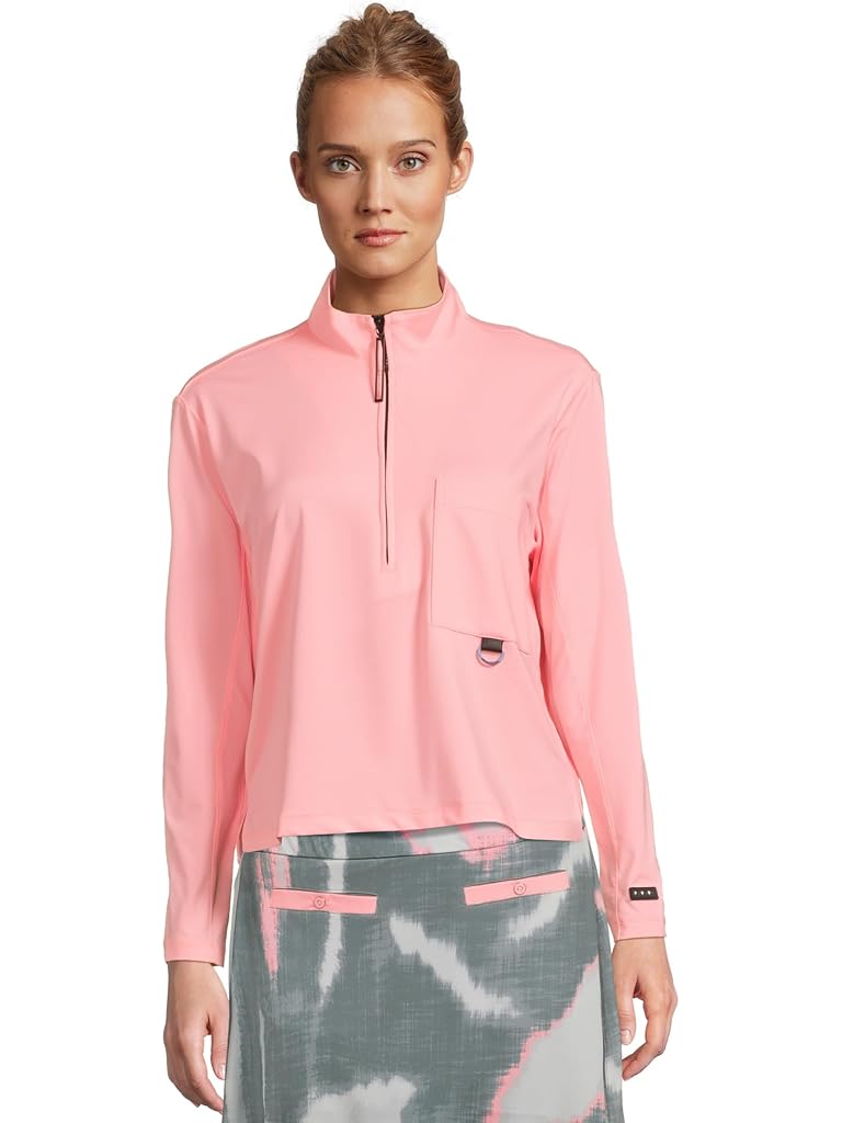 Pink Jamie Sadock Cloud 1/4 Zip Sweater
