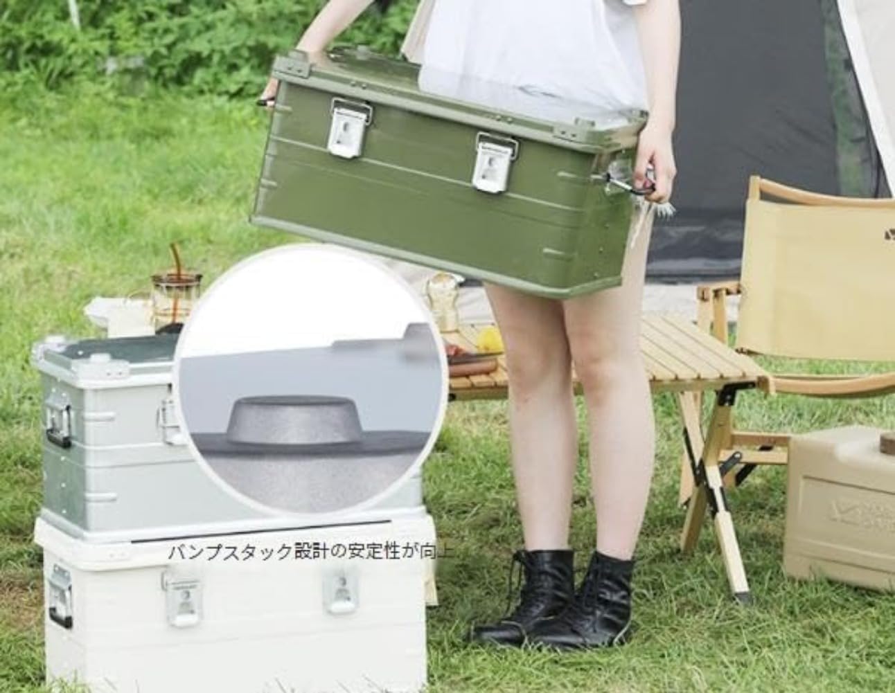 brunt アルミコンテナ 蓋無し タンカラー BRUNT アルミコンテナ 蓋なし タンカラー BRUNT アルミコンテナ
