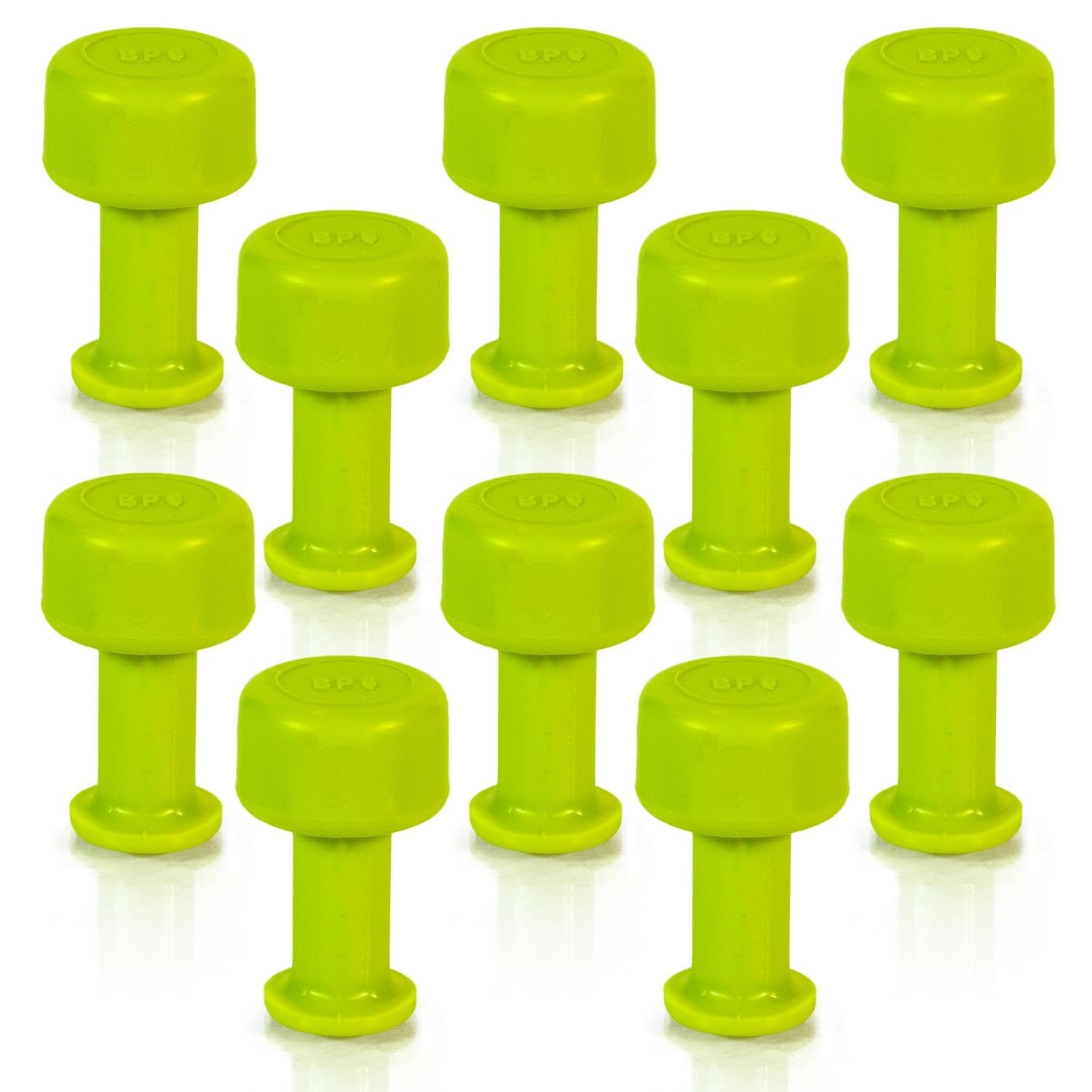 Tabweld Black Plague Gang Green 9mm Hail Tabs Round PDR Hail Dent Tab Pack - 10 Pack Paintless Dent Repair