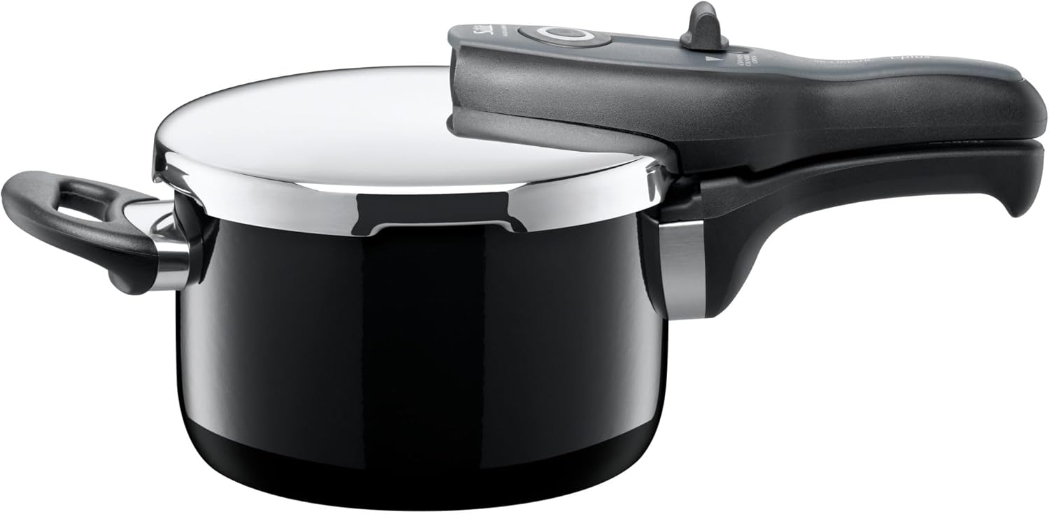 Silit Sicomatic T-Plus Pressure Cooker, side view