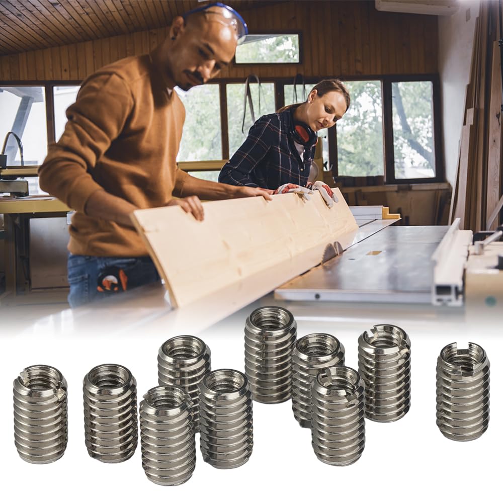 100) M6-1.0 Metric Hex Flange Stop Lock Nut Nylon Insert DIN - Foto 8