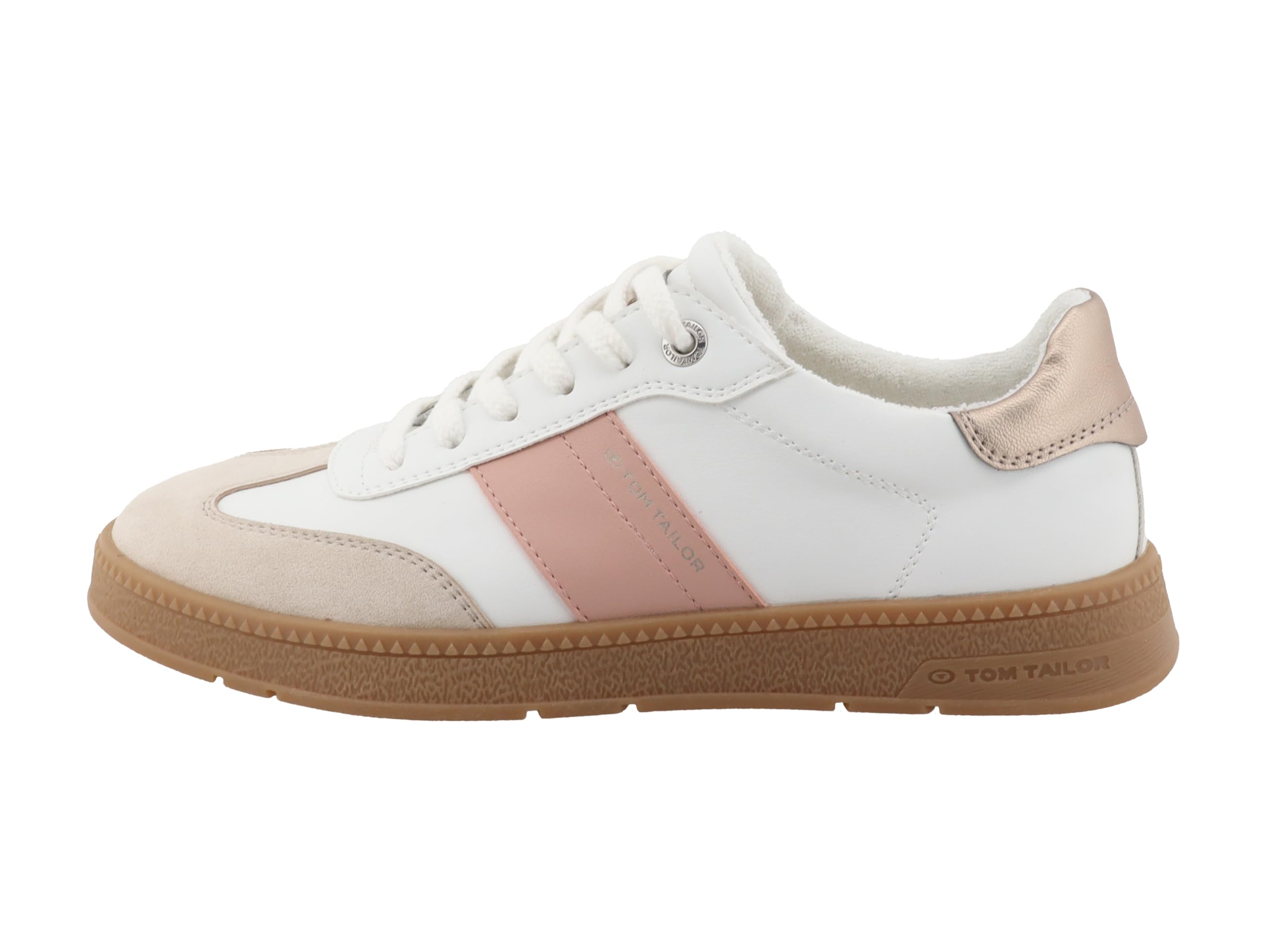 TOM TAILOR Women's 9590150003 Trainers, White Nude., 6 UK