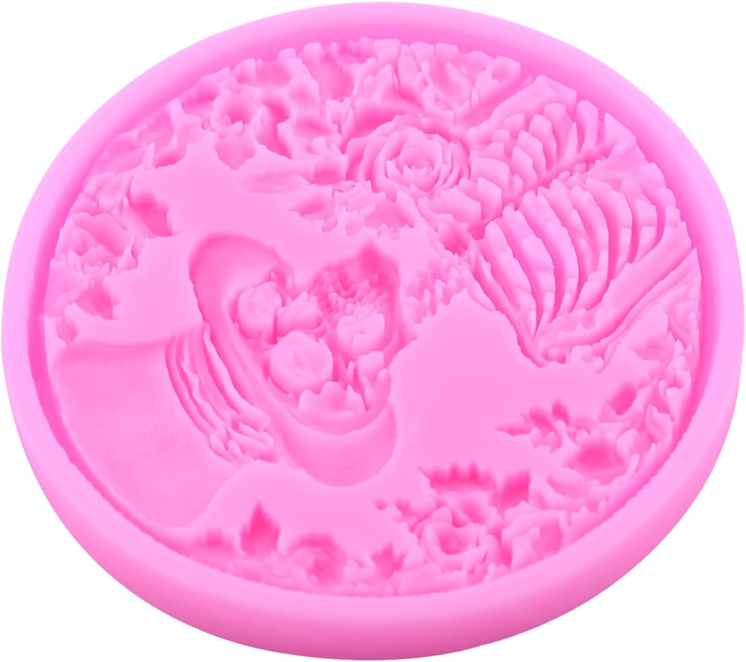 Halloween Skeleton Fondant Molds Skull Chocolate Silicone Mold for Cake Decoration Cupcake Topper Chocolate Candy Sugar Craft Gum Paste Polymer - Image 7