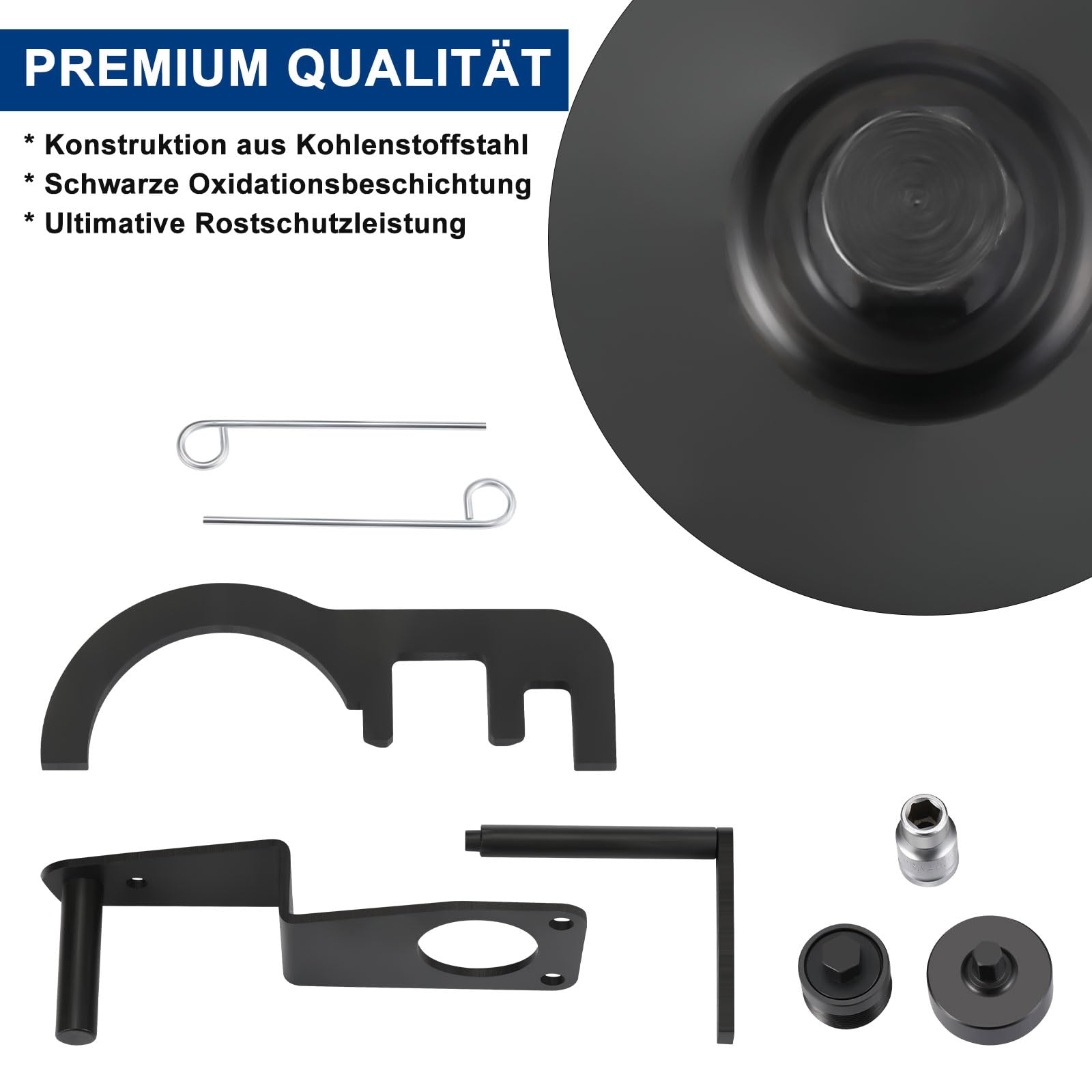 9 STK Dieselmotor Nockenwelle Steuerzeiten Einstellwerkzeug Set kompatibel für BMW N47 N47S N57 N57S 2007-2012 Steuerkette Werkzeug Motor Einstellwerkzeug