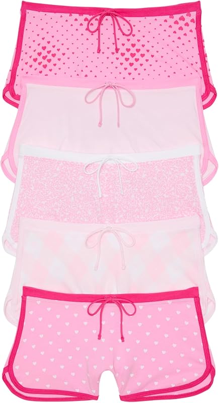 PINK | Elle 5-Pack Cotton Dorm Boyshort Panties
