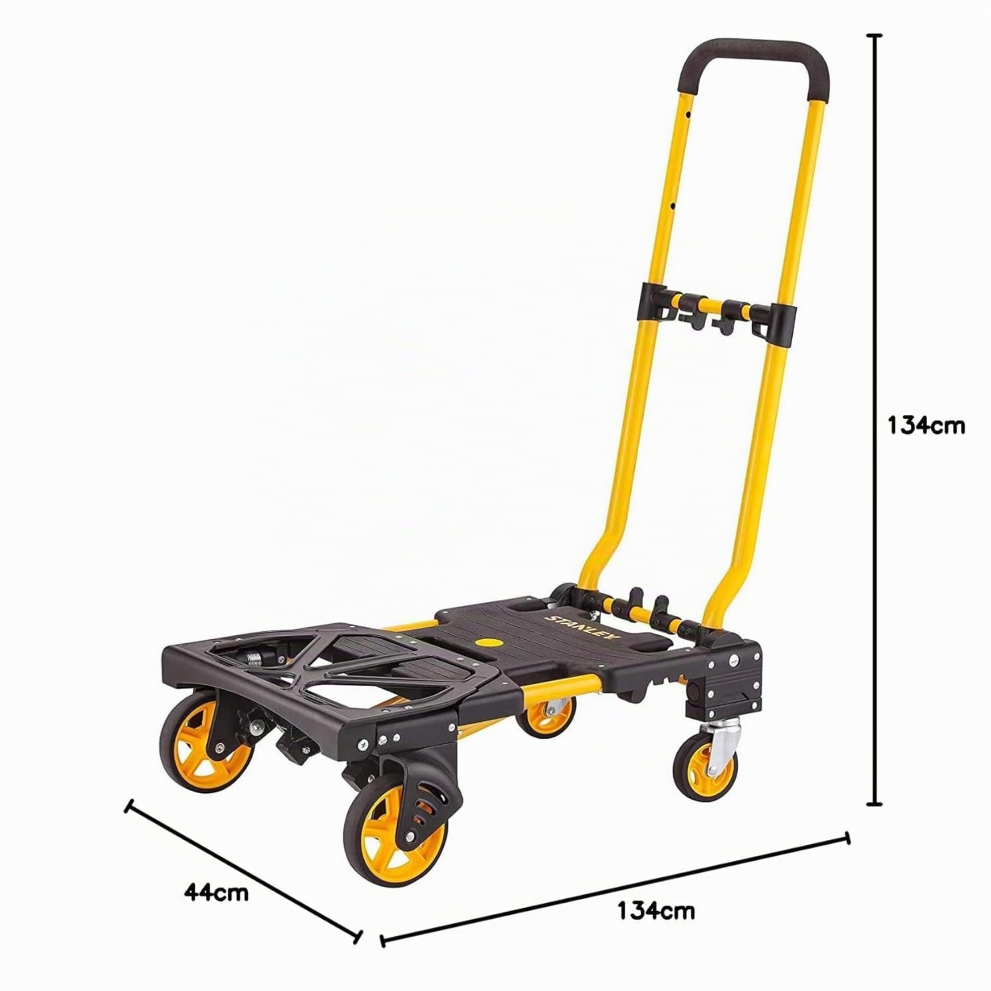 Stanley SXWTD-FT585 2-en-1 Carro y Caretilla Plegable 70kg 137kg Plástico/Acero