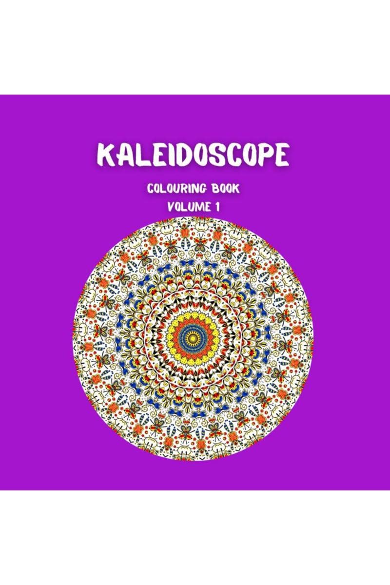 Kaleidoscope coloring book : Kaleidoscope Coloring Book: Amazing Drawings With Geometric Shapes | symmetrical and fun mandalas for relaxing or relieving stress, volume 1