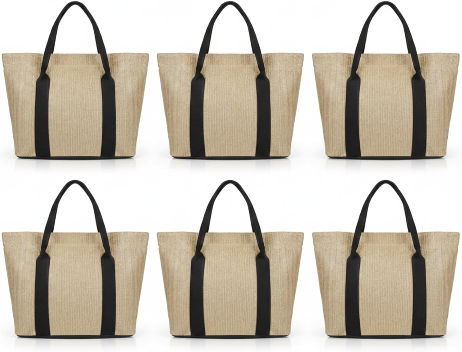Paterr Mini Beach Straw Bags for Bachelorette Favors Burlap Tote Bag with Handle for Bridesmaid Bridal Shower Gifts