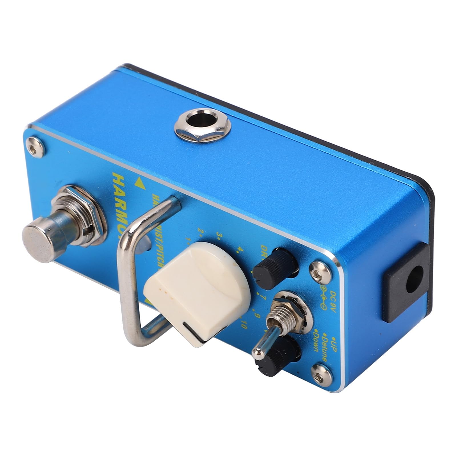 Sxhlseller Pedale Effetto Pitch Shifter Metal Blue con 3 modalità True Bypass per gli Amanti del Pedale Effetto Chitarra Metal Blue