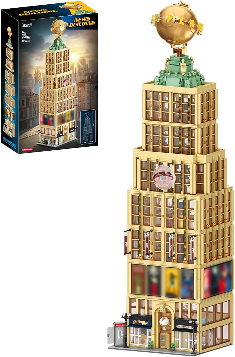 Newspaper Office -110cm Tall Building Set for Adults 7267pcs Barweer 103