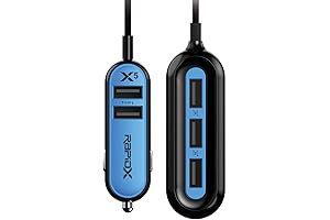 RapidX X5 Car Charger: Charge All Your Devices, Fast!