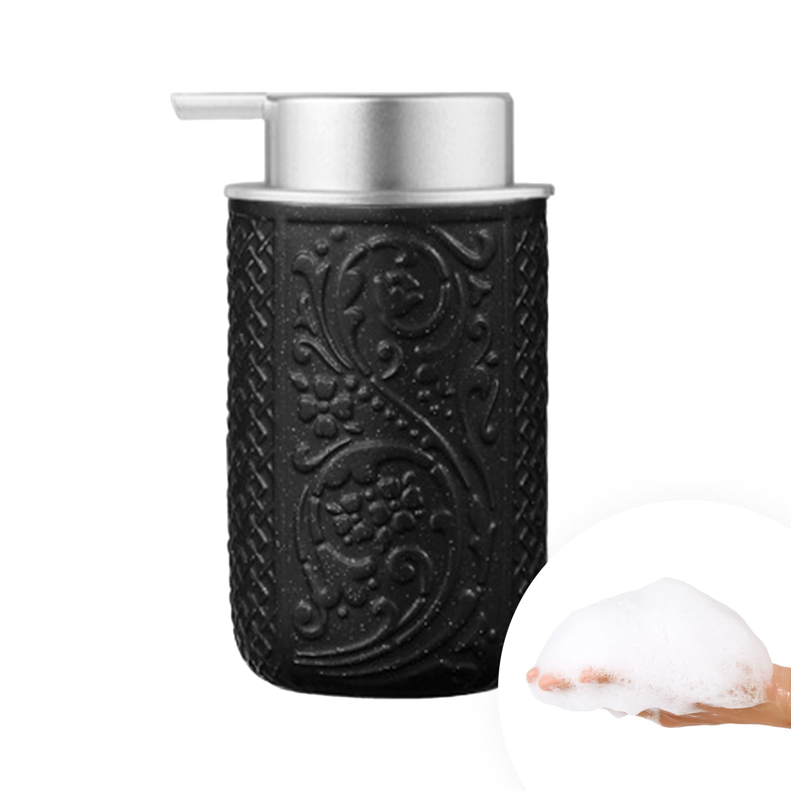 12OZ/350ML Ceramic Foaming Soap Dispenser Empty Hand Soap Dispenser Refillable Lotion Containers with Pump โ image 1