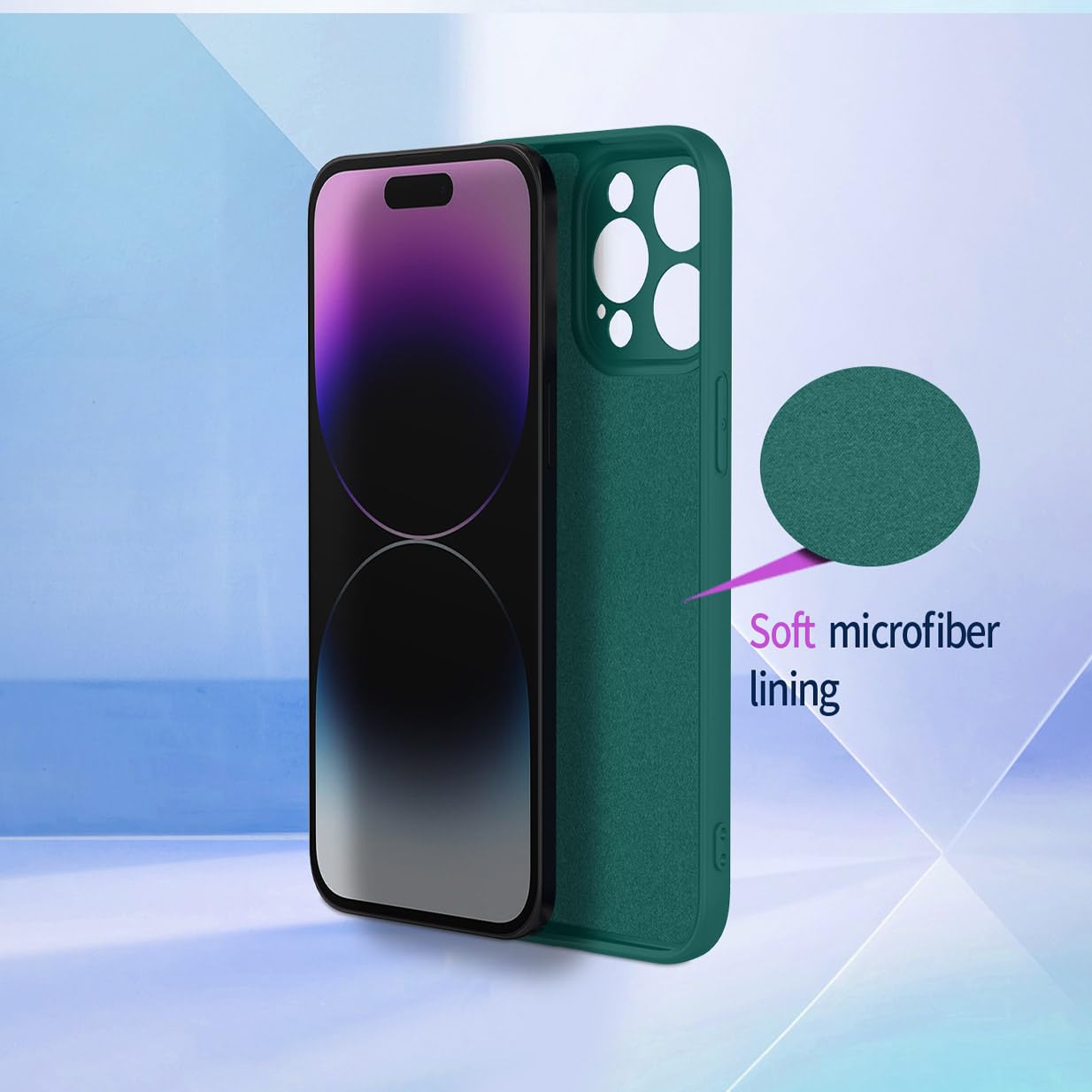 Cover Ibrida Per Honor 90 Smart / Honor X7b: Custodia In Silicone TPU Morbido Con Pannello Posteriore In Vetro Temperato Sfumato, Protezione Antiurto (Design Gradiente 06) - 3