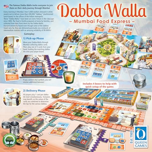 Dabba Walla - Mumbai Food Express Juego de Mesa Estratégico miniatura 3
