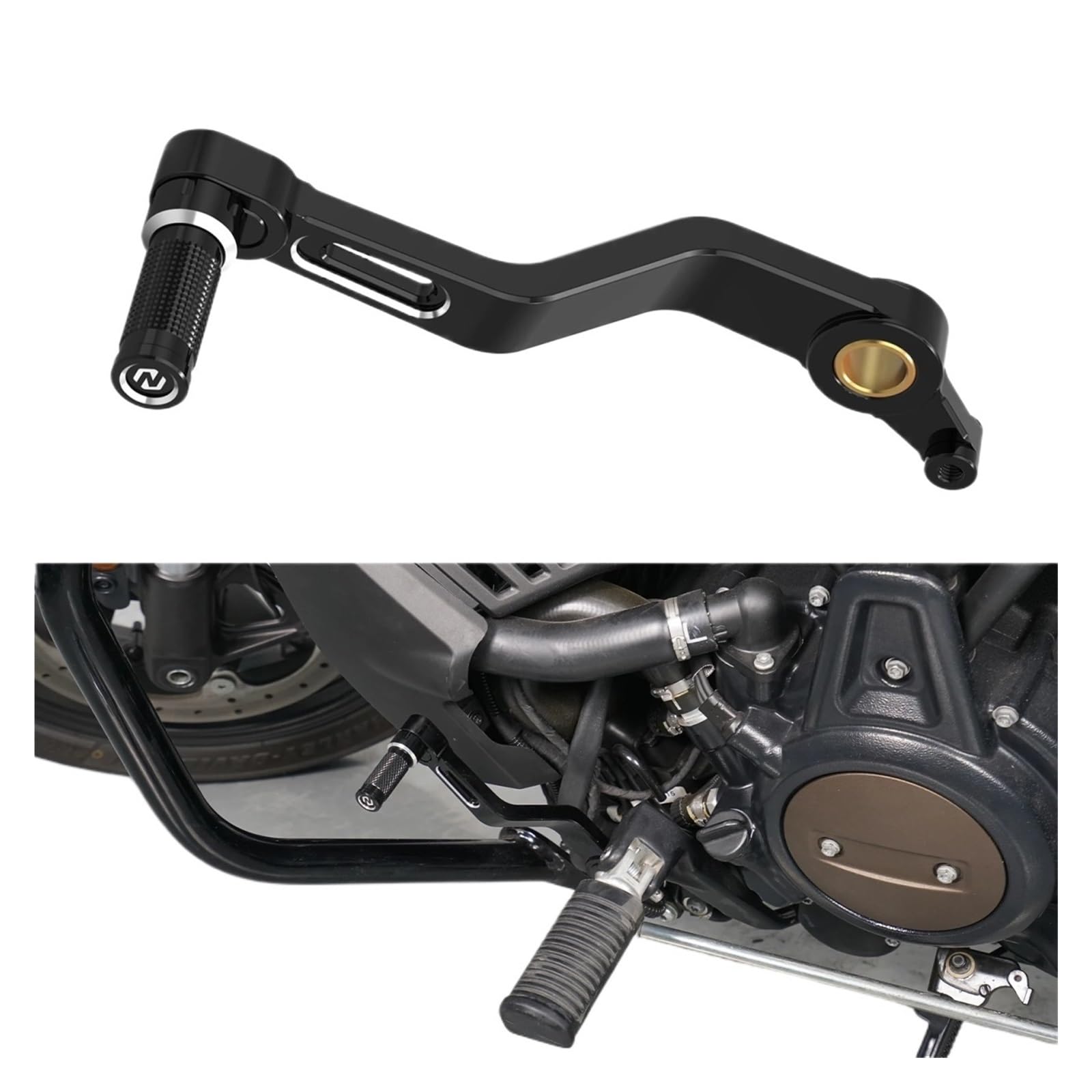 Blzmwd Black White Gear Shift Gear Gear Shifter Lever Motorcycle Gear Shifter Shift Lever Accessories For Sportster S Rh1250s 2021 2022 2023 2024 Pedal Arm Linkage Levers