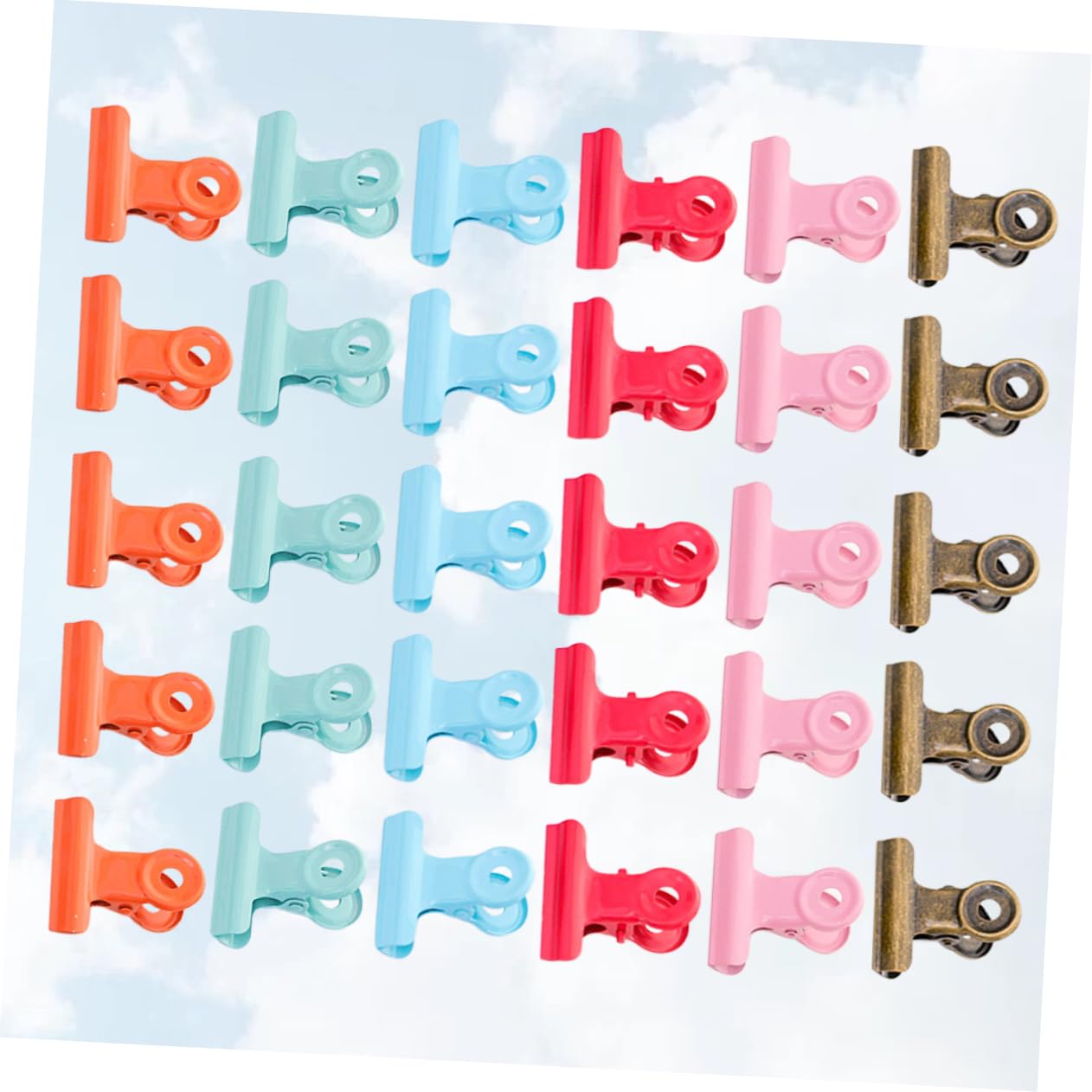 Lurrose 120pezzi Clip Metalliche Codino Fermacarte Per e Scuola Clip Per Documenti e Organizzazione Accessorio Versatile e Attività Commerciali