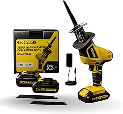 Serra Sabre Profissional Bateria Forte 2000w Maleta