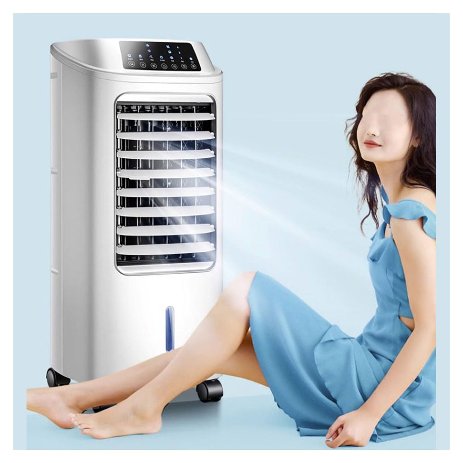 Ventilateur rafraîchisseur d'air personnel de chambre 305x300x730mm portable