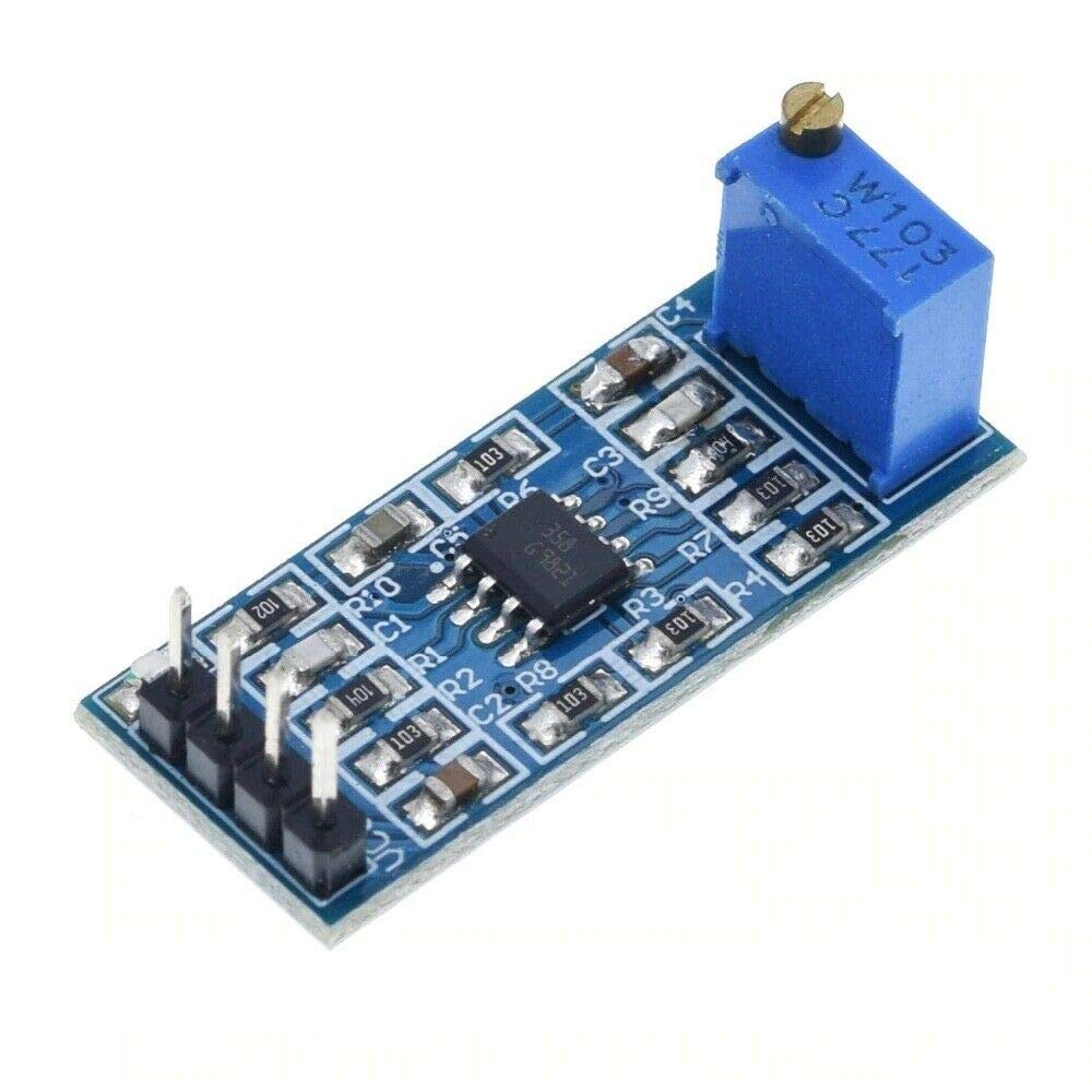 5 pezzi Modulo amplificatore operazionale 100 volte modulo di amplificazione guadagno LM358