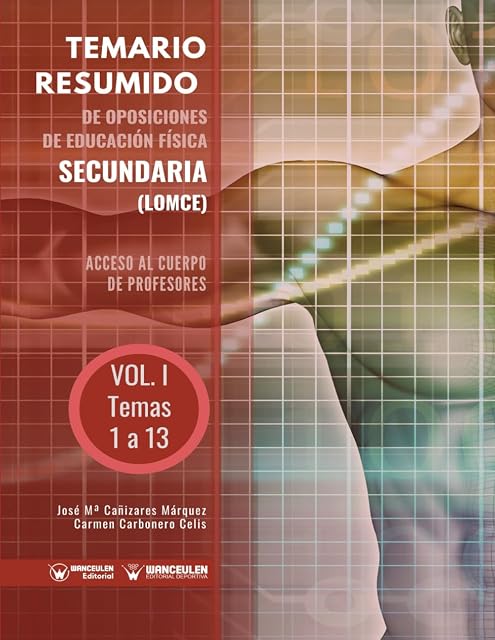 Portada de Temario Resumido de Oposiciones de Educación Física Secundaria Volumen I