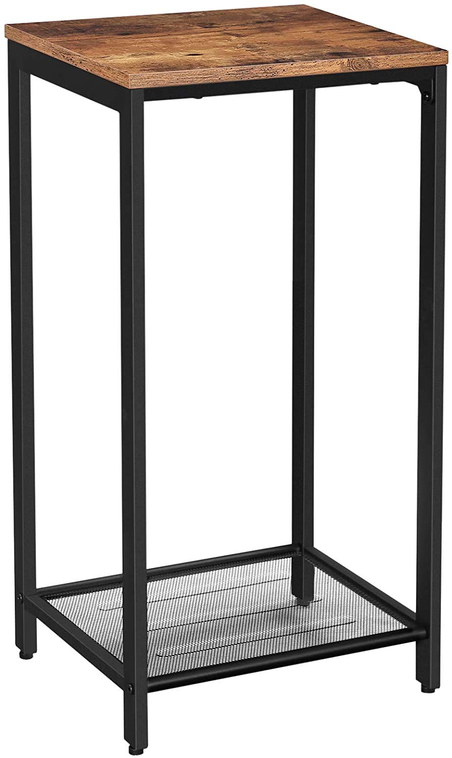 Amazon｜VASAGLE サイドテーブル ナイトテーブル ヴィンテージ風