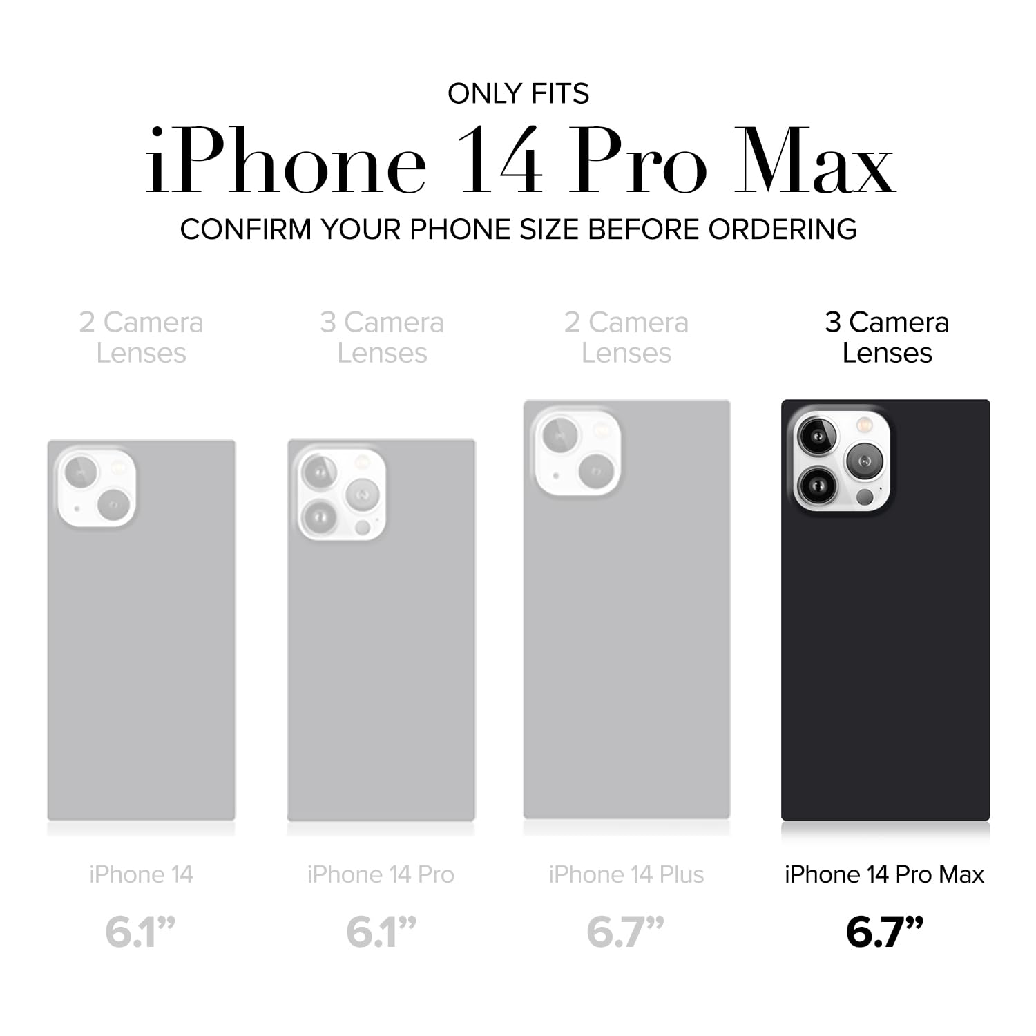 Flaunt Kwadratowe etui ochronne, kompatybilne z iPhone 14 Pro Max, kompatybilne z MagSafe i bezprzewodowym ładowaniem, testowane upadkowo i odporne na wstrząsy, oficjalne kwadratowe etui na telefon