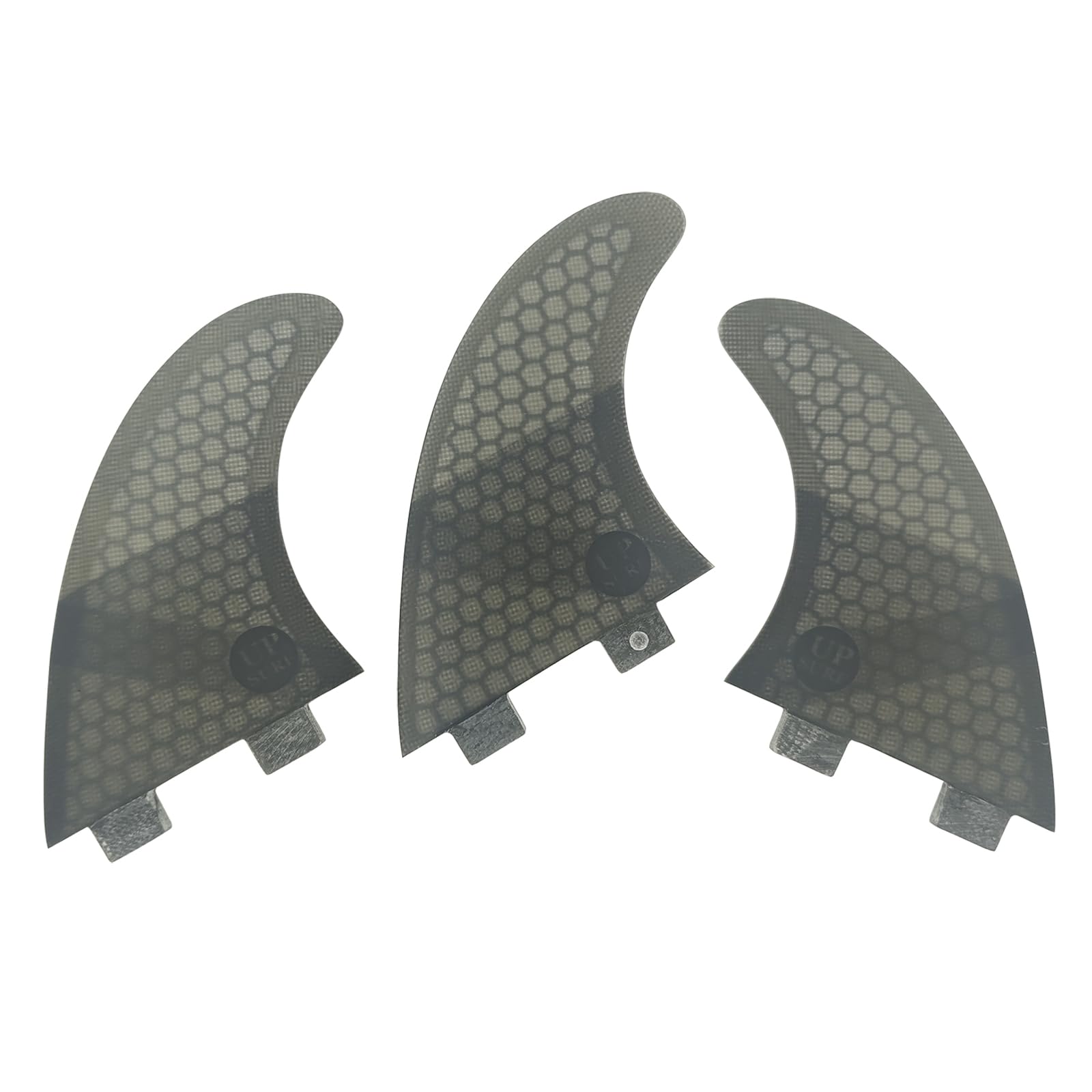 UPSURF Tabla de Surf FCS 3Aletas Fibra de Vidrio Aletas de Surf Tener Panal Thruster Set