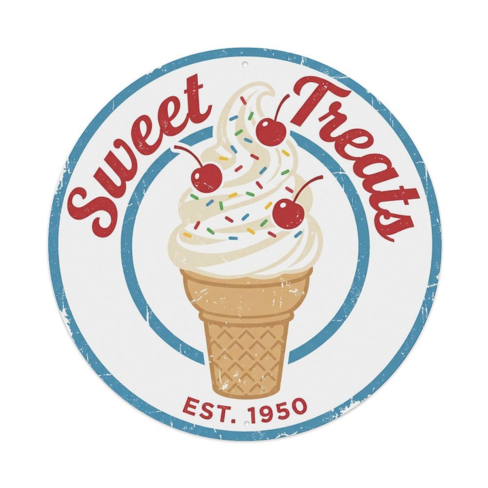 Sweet Treats Vintage Decor 2 Metal Tin Sign