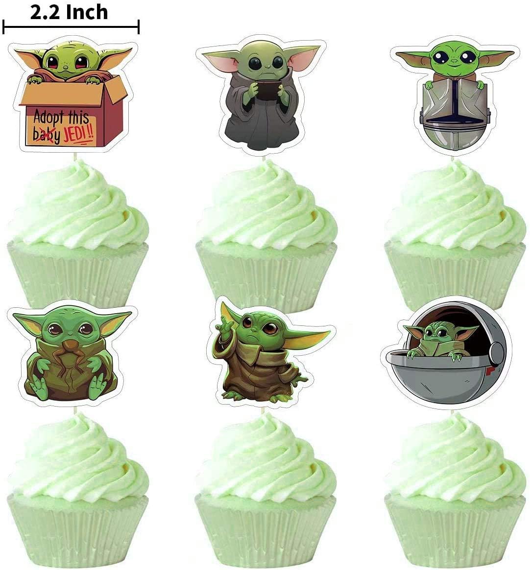 Buy Baby Yoda Birthday Party Supplies Set Baby Yoda Theme Birthday Party Decorations For Kids Teens With Happy Birthday Banner Cake Topper Cupcake Toppers Balloons For Party Decorations Online In Hungary B08twbt9sf