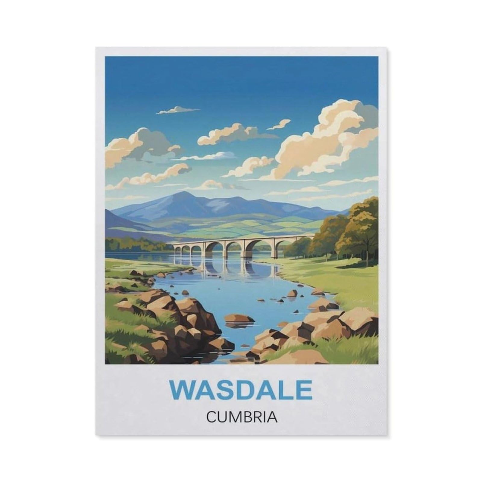 Tin Sign，Wasdale Cumbria(30x40cm）