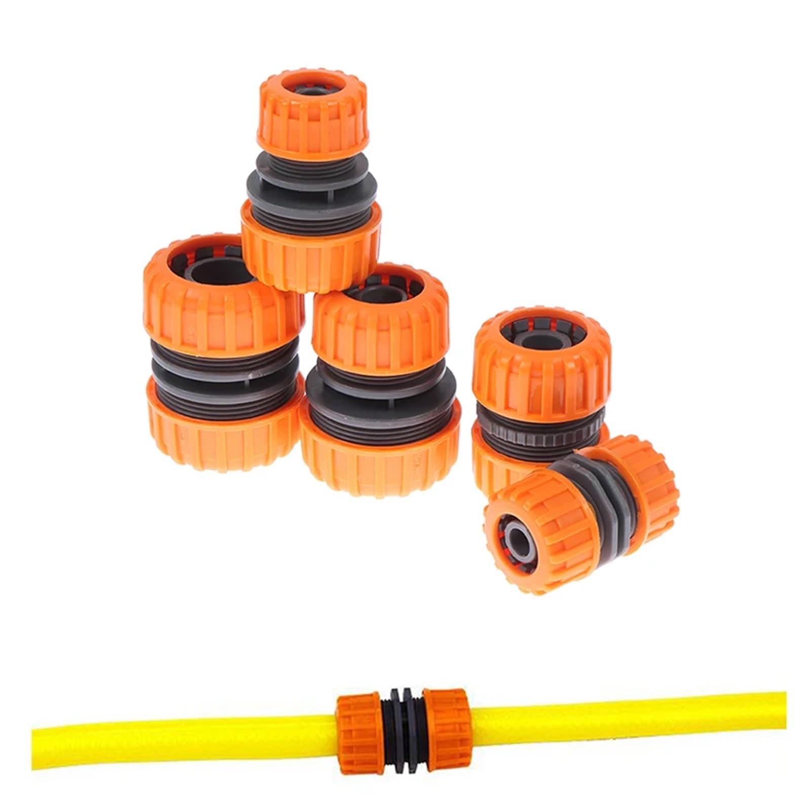 Set di 20 raccordi rapidi per tubi da giardino, 1,3 cm, 1,9 cm, 2,5