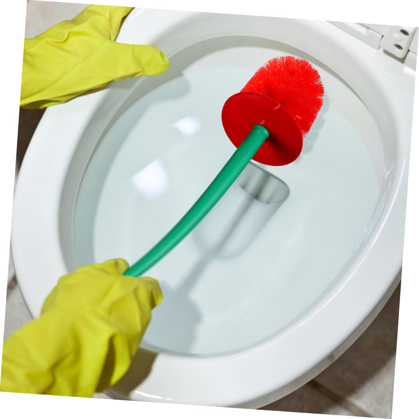 Cabilock Escobilla De Baño con Tazón De Soporte: Limpiador Creativo De Herramientas De Limpieza De Baño Y Base De Herramienta De Limpieza De Baño Doméstico con Forma De Cereza para Inodoro