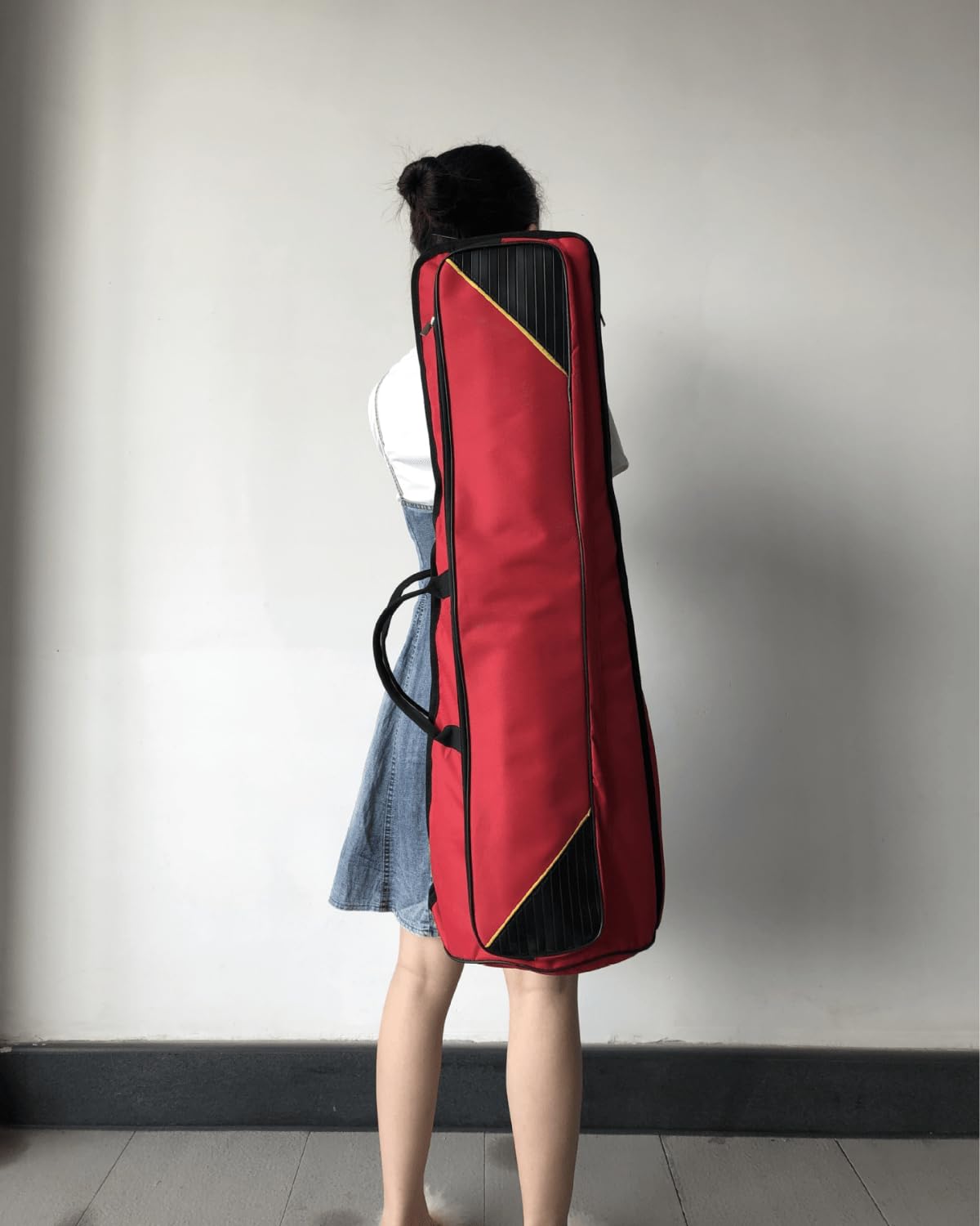 Borsa Trombone Tenore, Morbida Imbottita Portatile con Manico e Tracolla Oxford Resistenti all'Acqua per Strumenti Musicali Leggeri Spartiti Accessori