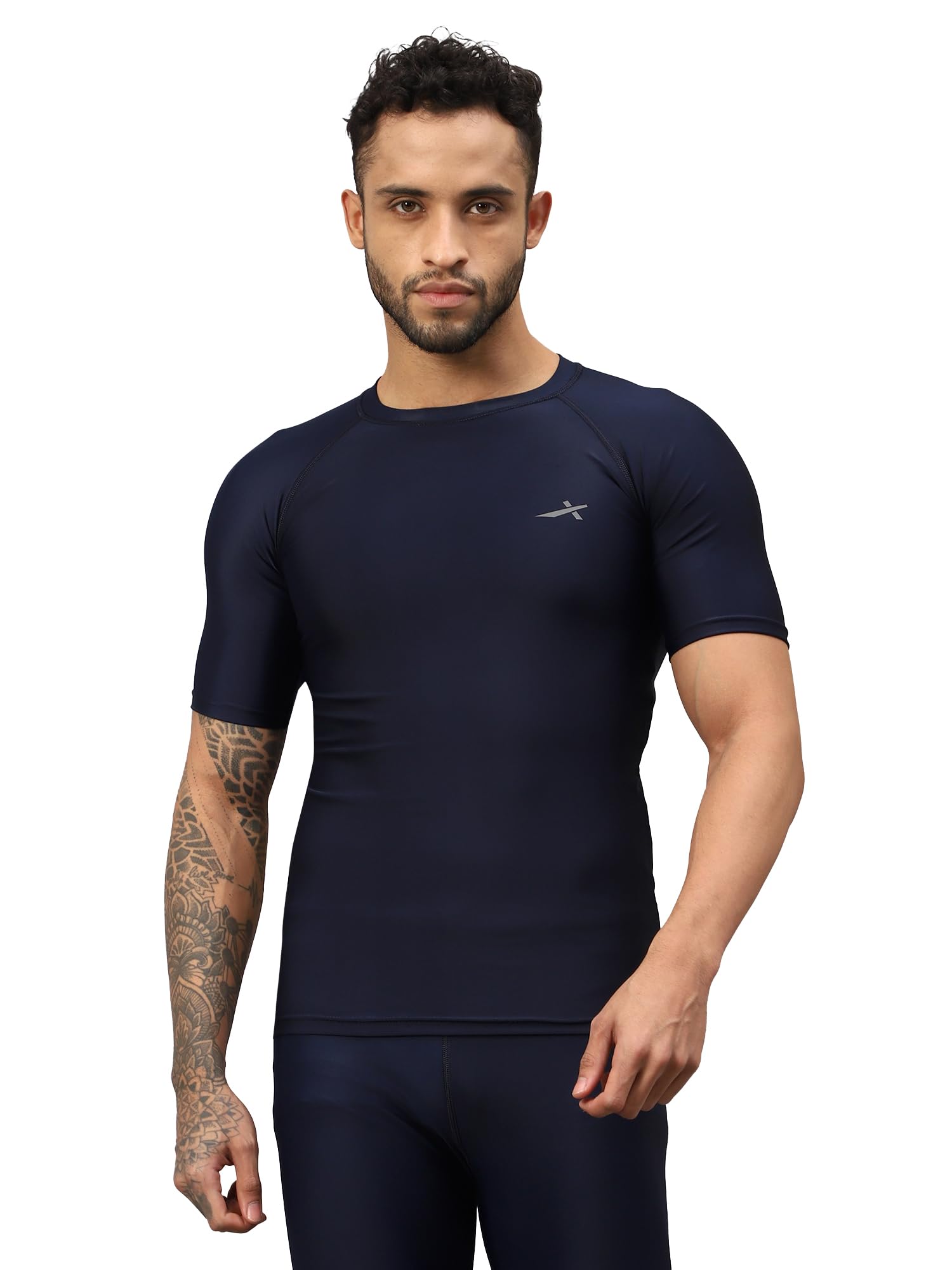 vector x OMT-181 Unisex Adults Compression Half Sleeve Base Layer Tight Top-picture-35