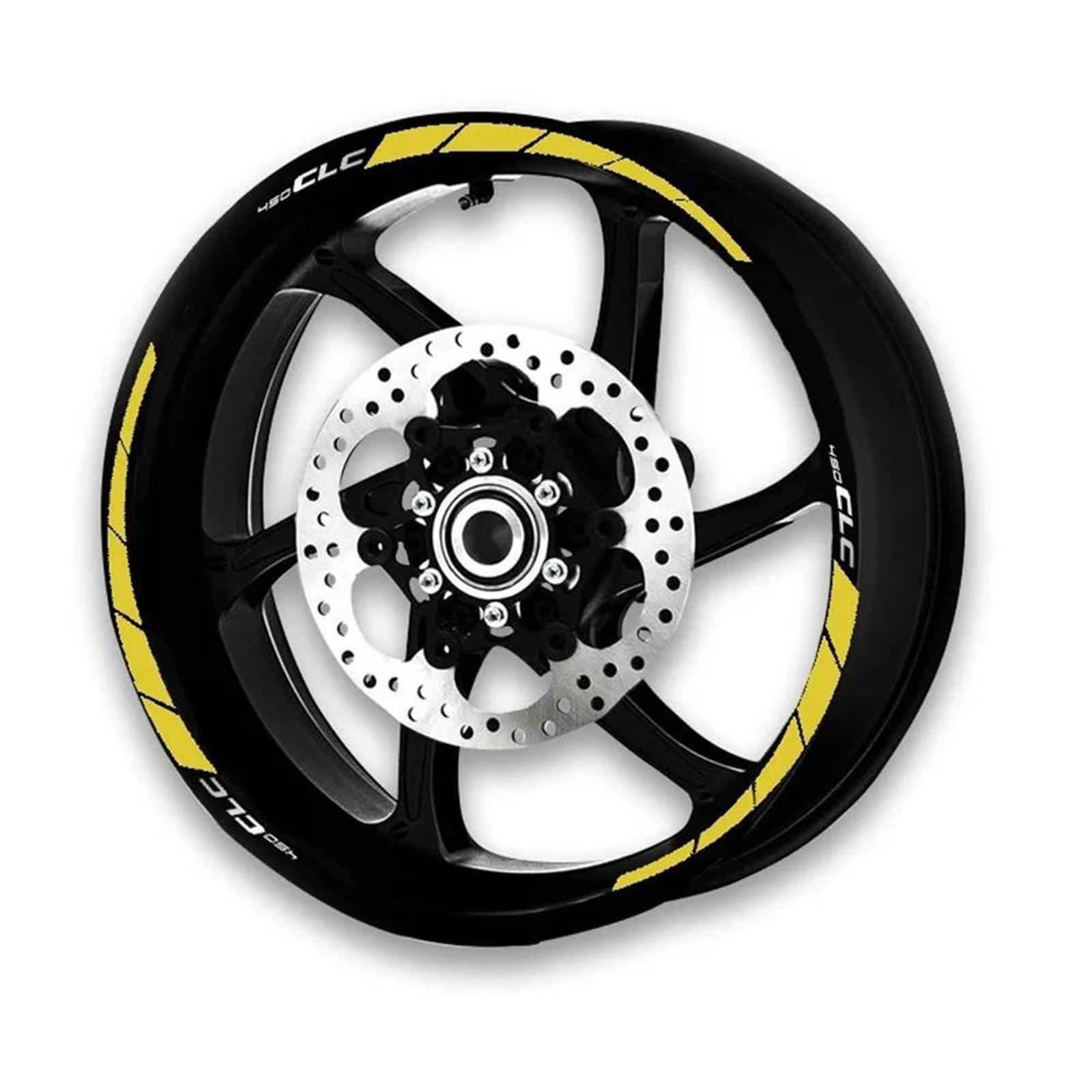 Motorcycle Wheel Stickers Night Reflective Decorative Rim for CFMOTO 450CLC 450 CLC 450CL-C CLC450(Style 15)