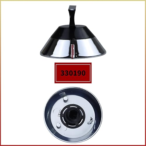 Miniatura 6 de 330190 WP330190 - Perillas de repuesto para estufa eléctrica, compatible con quemador de superficie Whirlpool, control superior que reemplaza
