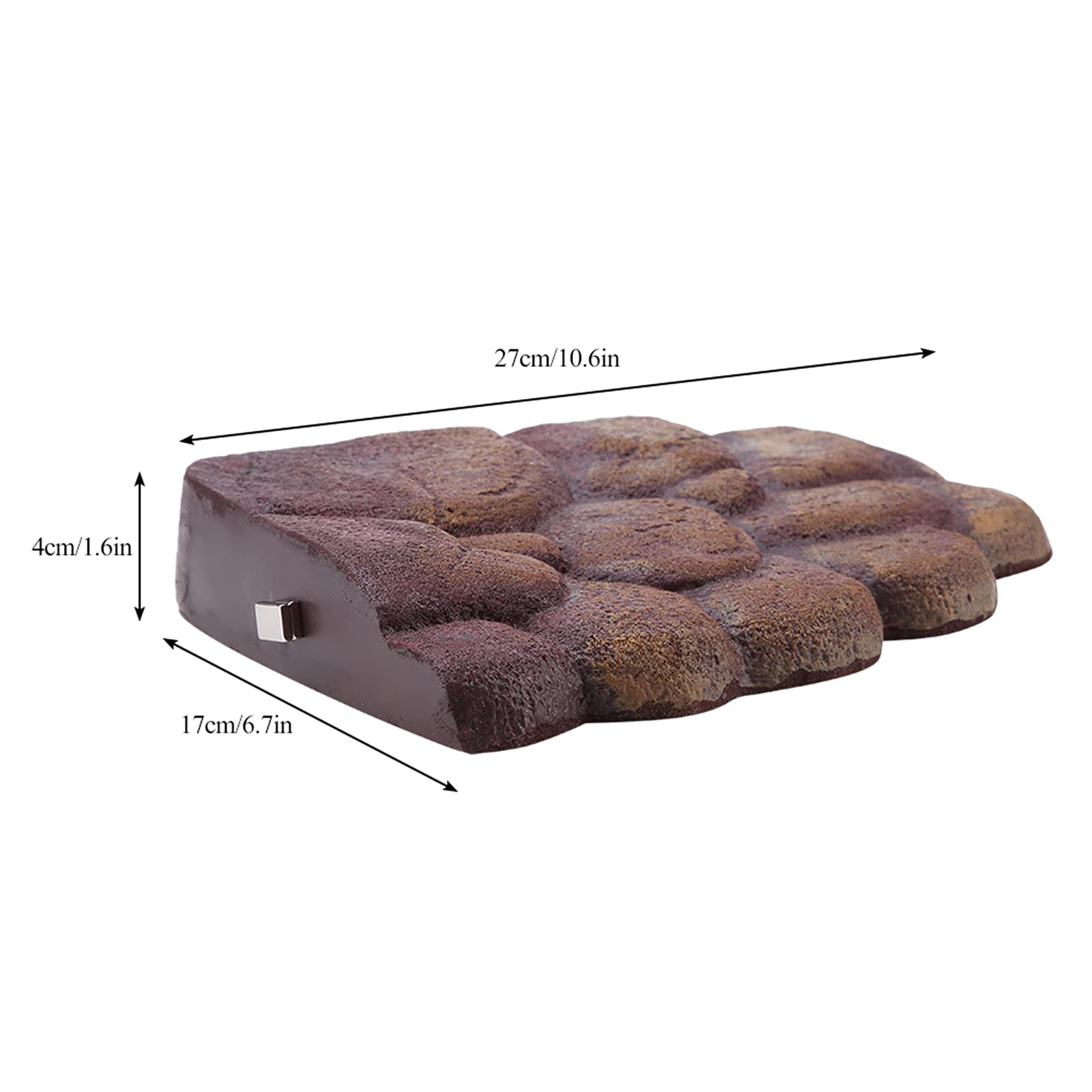 Hztyyier Décor d'aquarium, île de Tortue magnétique pour Tortue d'aquarium(NS-79 Large)