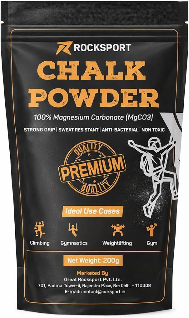 CLIROCH008 Climbing Chalk Powder, 200g (White)