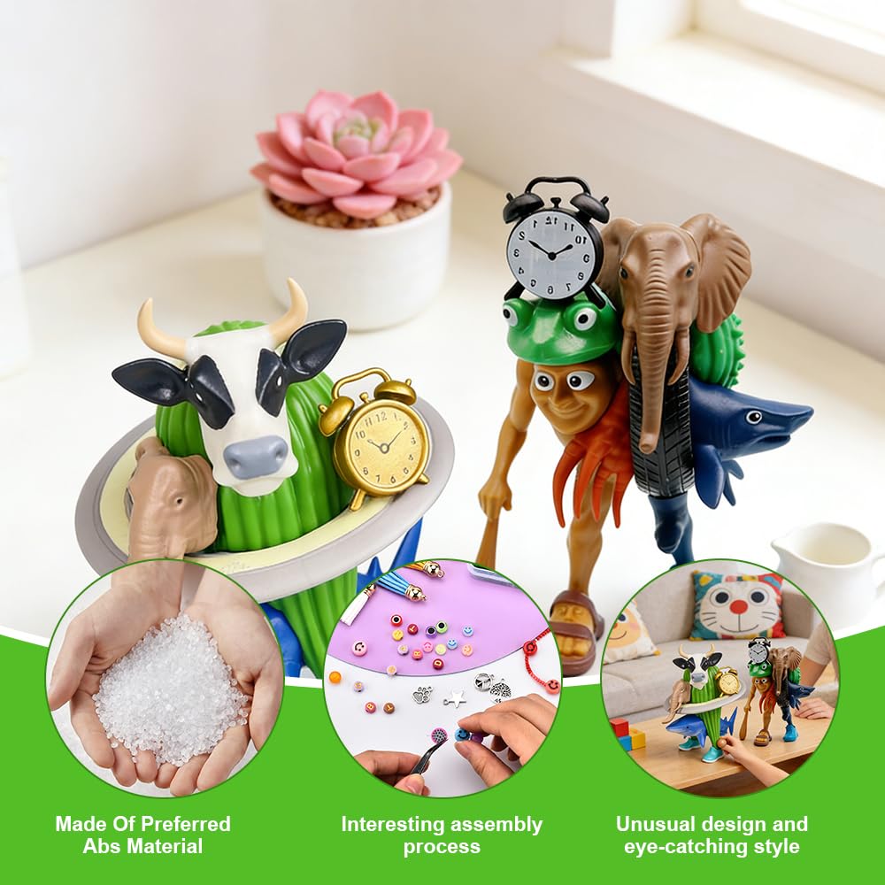 KUWUNG Italian Brainrot Figurines Set, 2 pcs Italian Brainrot Toys, Action Figures Set for Desktop Decoration Gifts, Fans - Image 4