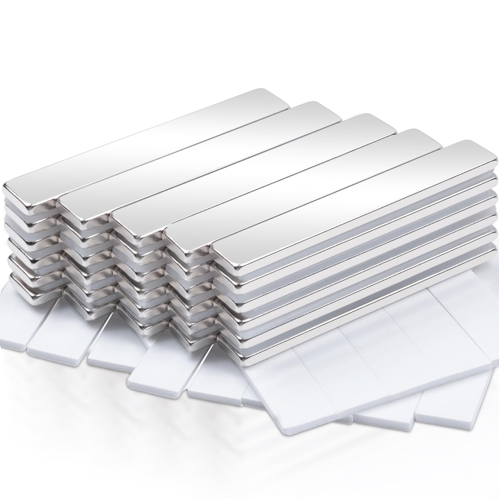 MAGXCENE Neodymium Bar Magnets, Permanent Strong Rare Earth Magnet Bar with Double Sided Adhesive 20x10x3 mm 20 Pack — Amazon image 5