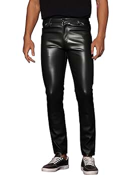 LEVI’S × Norton / horse leather pants Levi's Women's Faux Leather Baggy Dad Pants, Slippery Slope