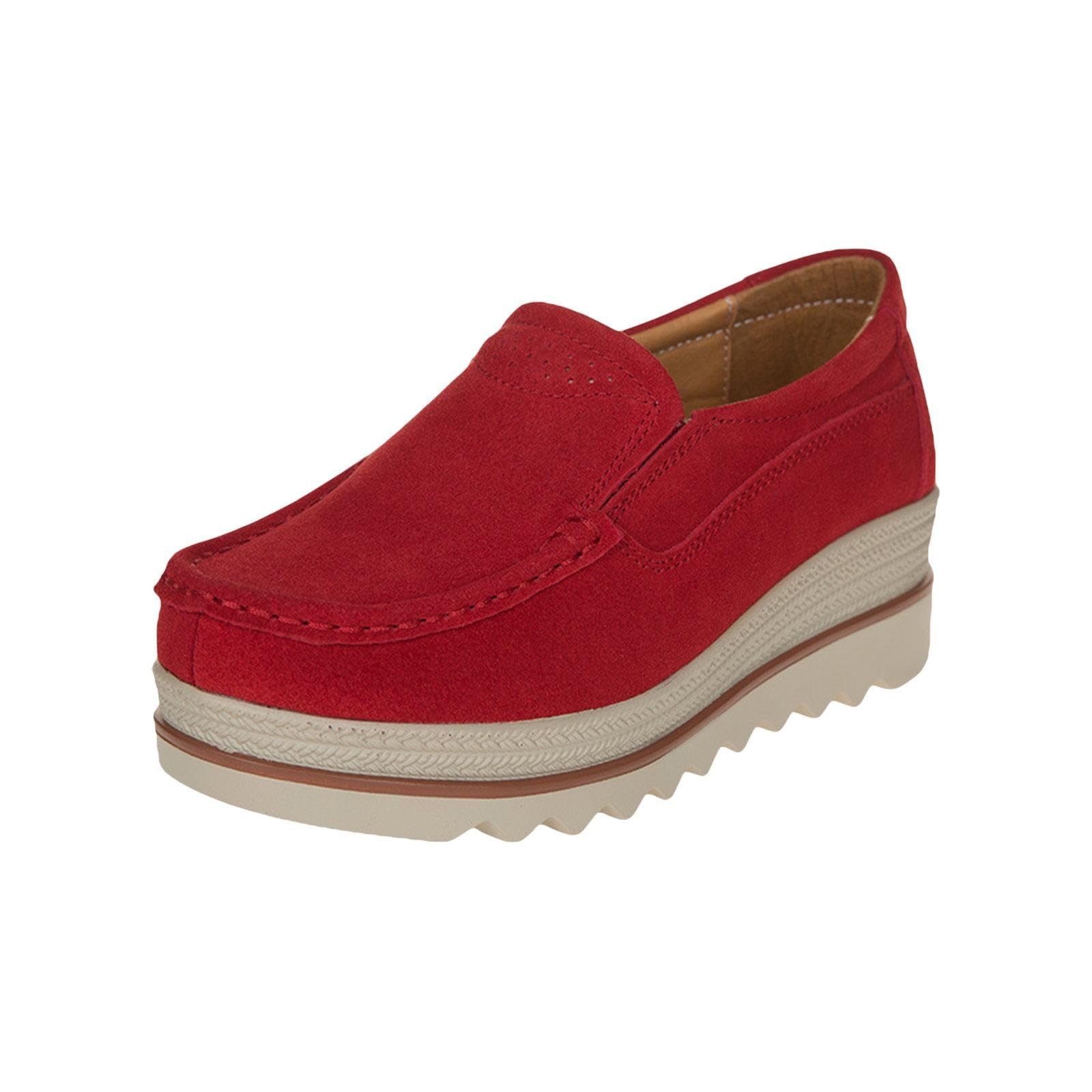 Scarpe basse estive, eleganti, da ufficio, con plateau, da donna | Scarpe da corsa leggere, impermeabili, da jogging, sportive, con lacci, in tessuto, con piedi larghi, stile vintage