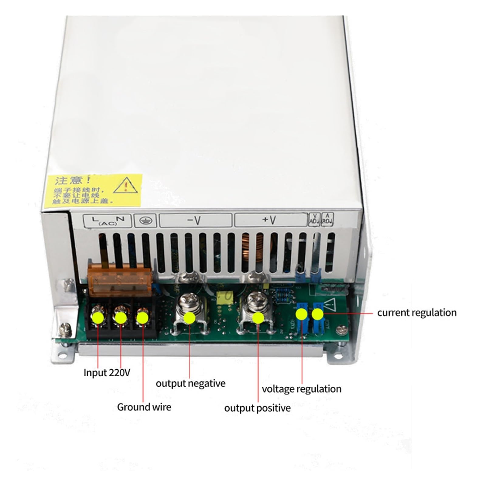 Alimentatore switching regolabile da 1500 W, uscita singola 0-15 V CC/CC/CC